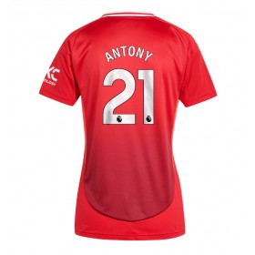 Manchester United Antony #21 Heimtrikot 2024-25 Kurzarm